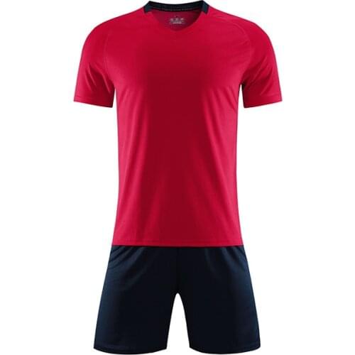 Kids Football Kit Training Suit Mens Soccer Set Blank Team Uniforms Ball Sports Suit Can Customize Name Number