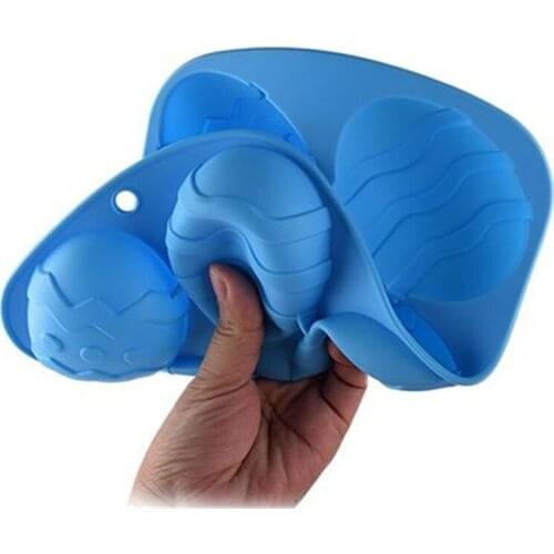 Easter Egg Mold Chocolate Silicone Cake Mold Dinosaur Holiday Egg Mold