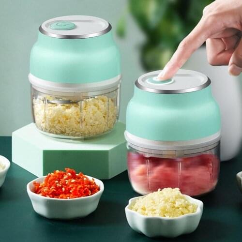 Electric Garlic Masher Sturdy Meat Crusher Meat Grinder Mini Food Garlic Vegetable Chopper Crusher Rechargeable Food Processor