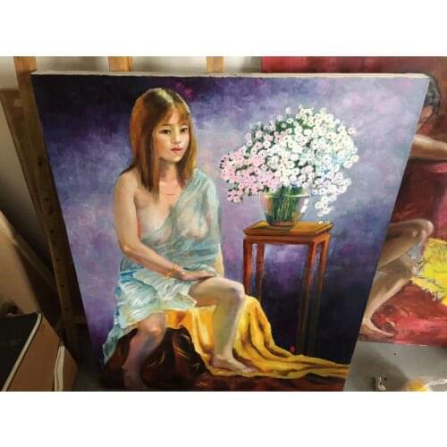 Hand-made Oill Paintings from China Mainland: Xi'an Academy of Fine Arts. Title: First Rays Of The Morning Sun