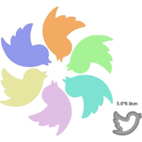 Little bird Halloween 2021 new metal cutting mold layer background craft template diy scrapbook paper/photo card embossing mold