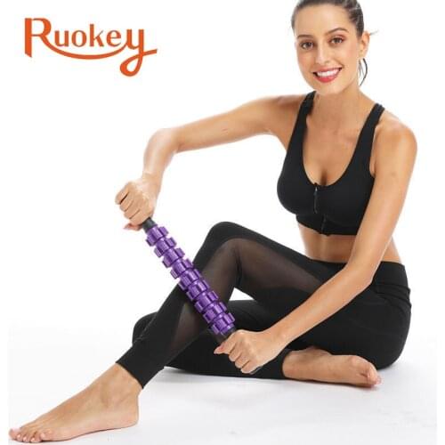 Body Muscle Massage Sticke roller Leg Back Relax Fitness 3D Gear Muscle Massager roller