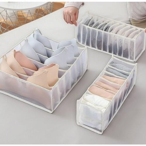 Multifuction Home Bra Storage Box Socks Box Bins Underwear Organizer Box Storage Organizer Dust Cover Storage Bag