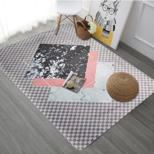 Nordic Geometric Carpets For Living Room Home Decor Carpet Bedroom Soft Study Room Rug Sofa Coffee Table Floor Mat Cloakroom Rug