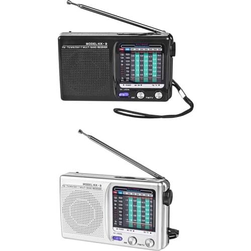 New AM/FM/SW Portable Radio Operated for Indoor, Outdoor & Emergency Use Radio with Speaker & Headphone Jack