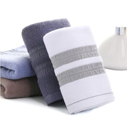Pure Cotton Super Absorbent Large Towel Thick Soft Bathroom Towels Comfortable Bath Towels 34x75cm