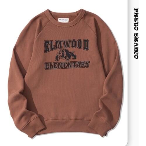 Preto branco Men's Printed Hoodies