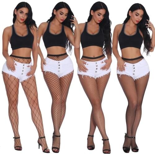 SEXY women high waist fishnet stocking fishnet club tights panty knitting net pantyhose trouser mesh lingerie tt016 1pcs/lot