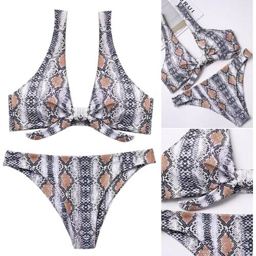 Sexy Serpentine Bikinis Micro Bikini Set Push Up Biquini High Cut Swimwear Women Mini Swimsuit Female Bathing Suit