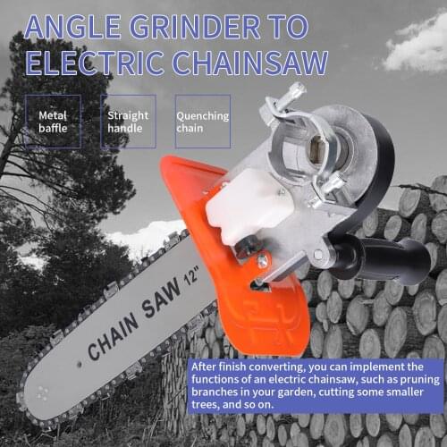 Angle Grinder Modified To Electric Chainsaw Accessories Set Angle Grinder Converter 12 Inch Electric Chainsaw Modified Tool