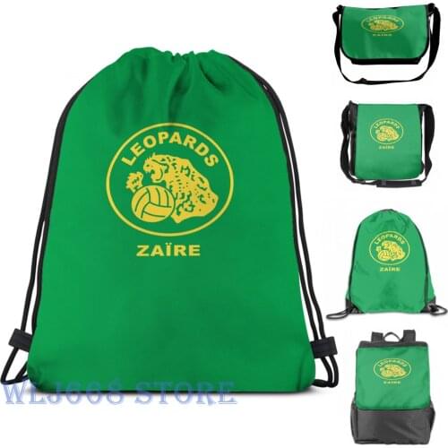 Funny graphic print shoulder Bags women Zaire WC 1974 Away Single shoulder backpack travel for men Gym Bag