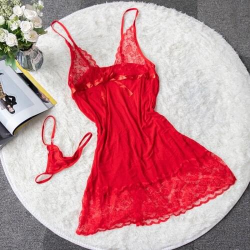 Women Exotic Apparel Lingerie Sexy Hot Costumes Underwear Babydoll Female Sexy Lingerie Plus Size Home Nightdress Pajamas