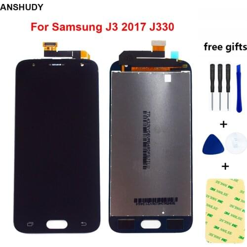 For Samsung Galaxy J3 2017 LCD Display Touch Screen Digitizer Assembly For Samsung J330 Display SM-J330 J330F LCD Display