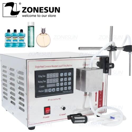 ZONESUN GZ-YG1 Automatic Magnetic Pump Filling Machine Perfume Juice Essential Oil Liquid Bottle Filling Machine