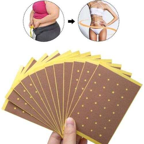 12Pcs/bag Slimming Patches Natural Slimming Stick Fat Burn Slimming Navel Sticker for Diet Weight Loss Health Care