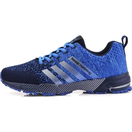 2021 Running Couple Shoes Breathable Outdoor Male Sports Shoes Lightweight Sneakers Women Comfortable Athletic Training Footwear