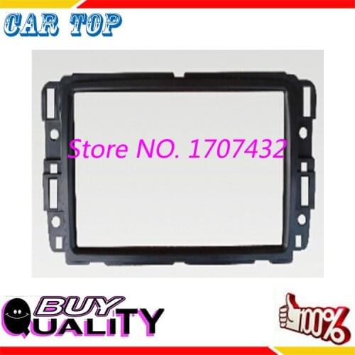 Free shipping 2 Din Car Fascia for Chevr*olets 2013+ Traverse Captive Radio DVD Stereo CD Panel Dash Mount Trim Kit Face Bezel