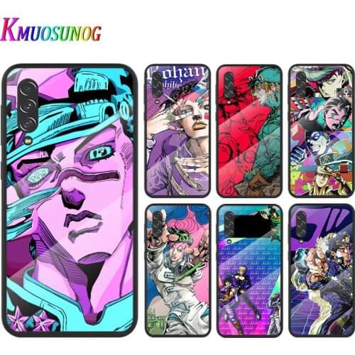 JoJo bizarre adventure For Samsung Note 20 10 9 8 Ultra Lite Plus 5G A70 A50 A40 A30 A20 A10 Tempered Glass Phone Case