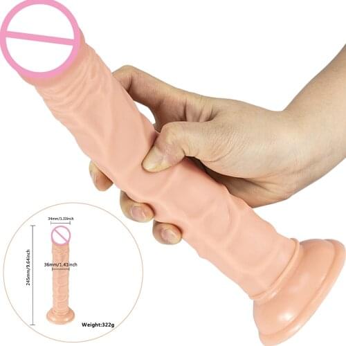 Long Dildo Jouet Sexuel Sexshop Adult Sextoy Prostate Massager Dick Godemichet Strapon Erotic Gode Consolador Anal Lesbian Penis