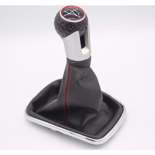 For Volkswagen VW 1999-2004 Golf 4 IV MK4 GTI R32 Bora Jetta 5 Speed 12mm Car Gear Shift Knob Lever Shifter Gaitor Boot