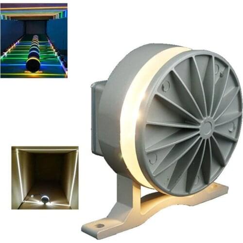 Colorful spotlight 360 degree LED window light AC85-265V IP65 outside wall washer light Curved line light into the door light