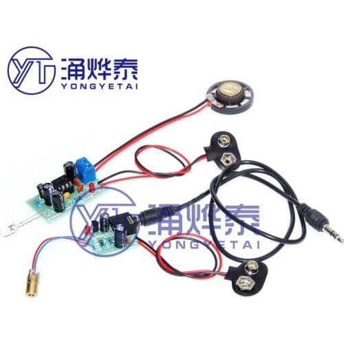 YYT Laser Wireless Audio Transmission Kit Laser Infrared Teaching Experiment Fun Electronic Production Parts