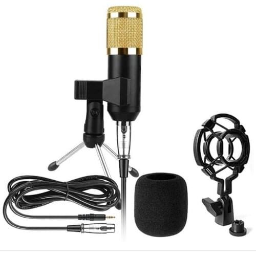 BM800 Mikrofon Condenser Sound Recording BM 800 Microphone With Shock Mount For Radio Braodcasting Singing Recording KTV Karaoke