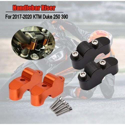 Motorcycle CNC Handle Bar Clamp Raised Extend Handlebar Mount Riser for KTM 250 390 DUKE DUKE250 DUKE390 2017 2018 2019 2020