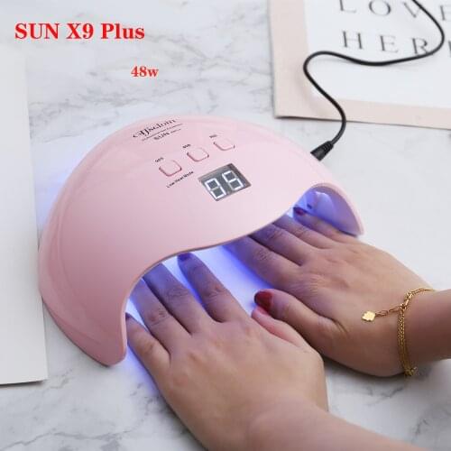 48W SUN X9 Plus UV Led Lamp Nail Dryer For Quickly Nail Polish For All Gels Manicure Tools