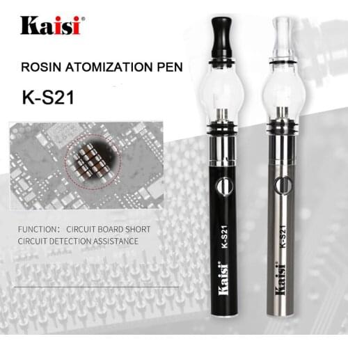 KAISI New Arrive K-S21 Rosin Atomization Pen For Circuit Board Short Circuit Detection Assistance Repair Tool Convenient Fast