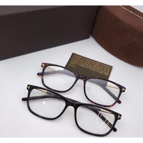 Retro Frame Glasses Frame For Men And Women Tom Optical Myopia TF5398 Fashion Acetate Glasses Frame