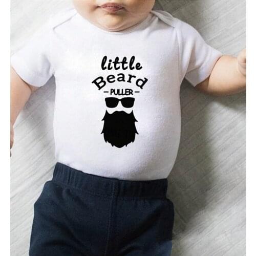 Little Beard Puller Autumn Jumpsuit for Babies Baby Boy Clothes Toddler Rompers Winter Kids Outfits Newborn Girls Costume