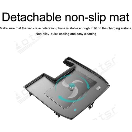 QI Wireless Quickly Fast Charge Special On-Board Charge Phone Charge Panel Android For Honda Civic 2016 Non-slip Car Accessories