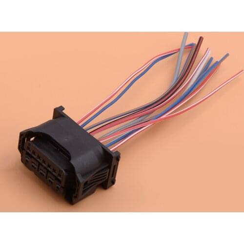 61132359991 Car Headlight Plug Wiring Harness Pigtail Connector 12 Pin Fit For BMW F01 F02 E63 E64 E90