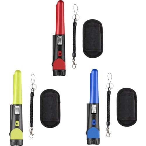 Handheld Metal Detector Positioning Rod with beeper vibrator LED Light Digger Detecting GP Pinpointing Pointer Gold Digger