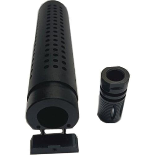 Tactical KAC QD Dummy Sound Suppresso Toy Quick Detach Barrel-Extension Gel For 14MM CCW Airsoft CQB M4 BD556 Series AEG GBB