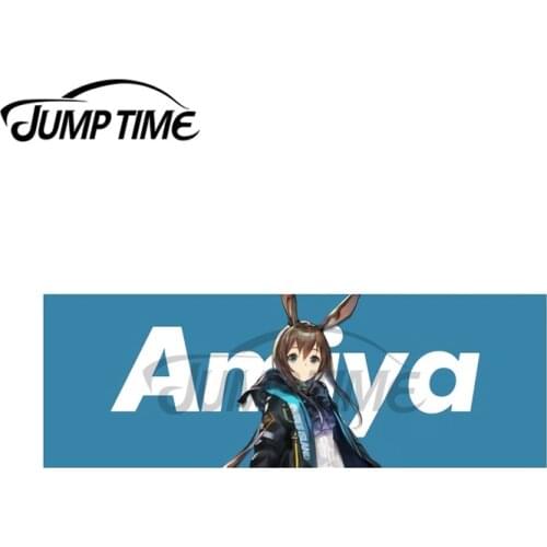JumpTime 13 x 4.5cm Amiya Arknights Banner Graffiti Sticker Anime Waterproof Fashion Car Decal Suitable for GTR EVO SX Vehicle