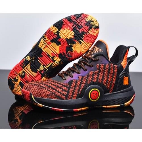 High-Top Breathable Basketball Sneakers Male Fashion Sport Shoes Men Basketball Shoes Camouflage Outdoor Non-Slip Athletic Shoes