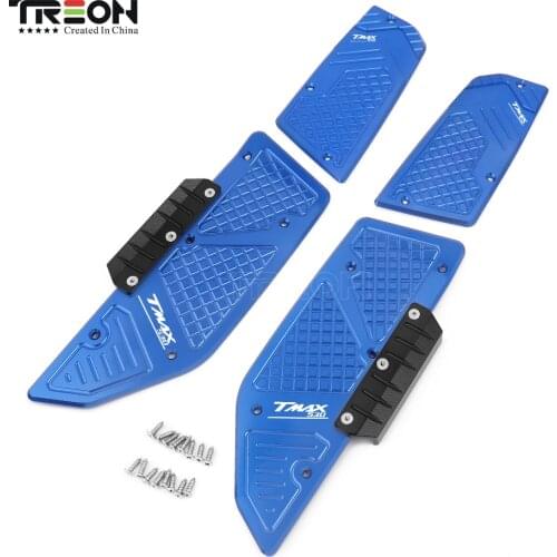 High Quality For Yamaha T max tmax 530 tmax530 2017 2018-2020 Motorcycle Front Rear Footboard Steps Footrest Pedal Foot Plate