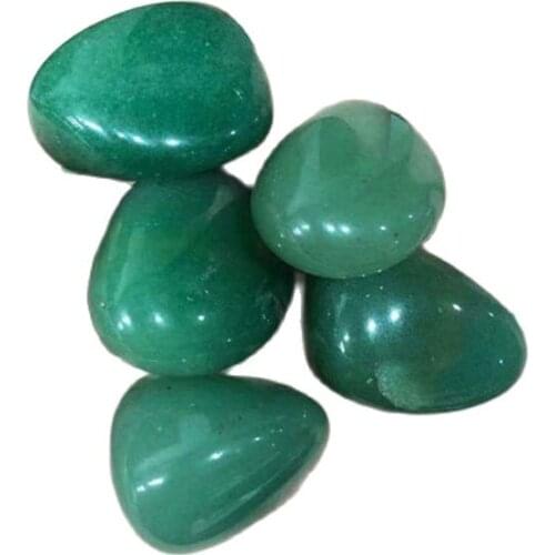 High quanlity natural green aventurine tumbled stone crystal healing stone for home decoration