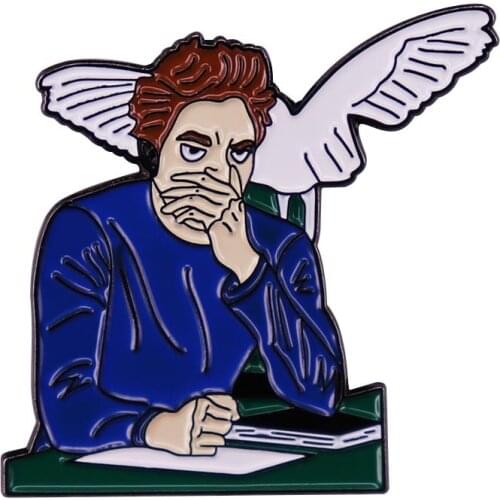 Biology Class Scene Edward Pin Badge