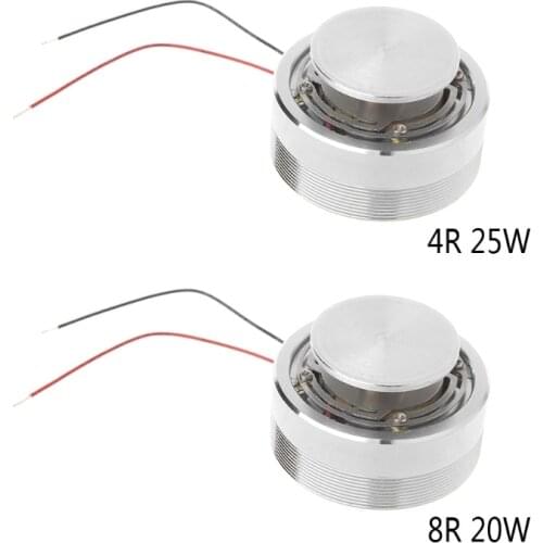 1Pcs 50MM Resonance Speaker DIY Vibration Loudspeaker Strong Bass(4Ω 25W/8Ω 20W)