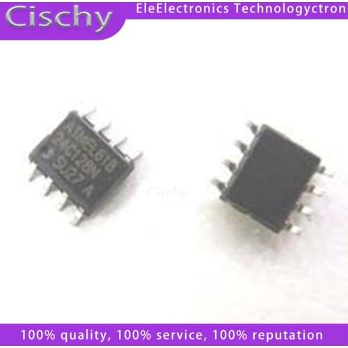 10pcs AT24C128N AT24C128 24C128N 24C128 SOP-8 In Stock