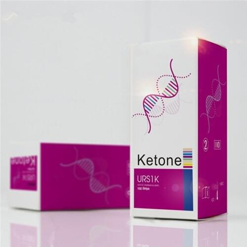 URS1K Ketone tester regent strips for urinalysis with anti-vc interference ability ketosis meter urine strips test 100pcs