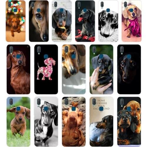 108FG Dachshund Teckel Dackel Dog gift Soft Silicone Tpu Cover phone Case for VIVO Y3 Y11 Y12 Y15 Y17 Neo Pro Case