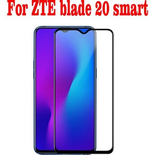 3D Full Glue Tempered Glass For ZTE Blade 20 Smart Full Screen Cover Screen Protector Film For ZTE Blade 20 Smart