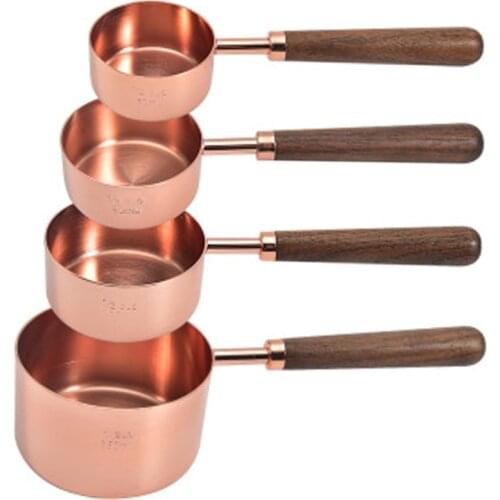 4Pcs Measuring Tools Baking Accessories Stainless Steel Kitchen Gadgets