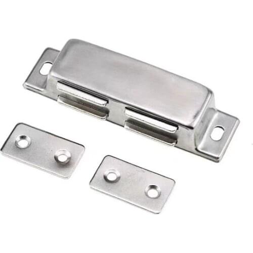 4pcs/lot Double Magnetic Door Touch Kitchen Cupboard Wardrobe Cabinet Catch with Screw