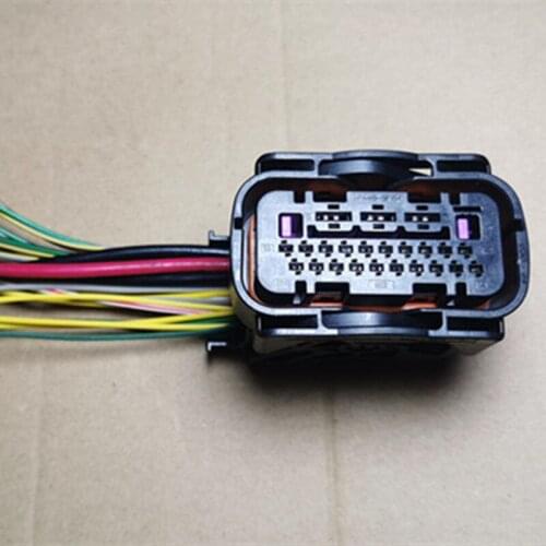 Car transmission plug connector with 15cm wire For Volkswagen Phideon for Audi A4L B9 A6L C7 Q5 A7 A8L Q7 4G0 973 213A