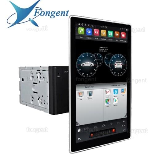 Tesla Style PX6 Android 10.0 Car Multimedia Player Auto Rotatable 1920*1080 IPS Navigation GPS Head Unit For Universal Car Radio